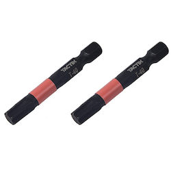 Tactix T20x50mm Torx Impact Torsion Screwdriver Bit Blister 2 Pieces 455423 Tactix T20x50mm Torx Impact Torsion Screwdriver Bit Blister 2 Pieces 455423