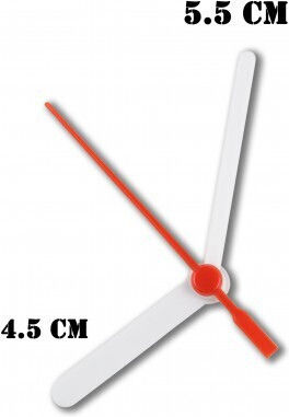 Пластмасови Бели Индекси За Часовници 4.5-5.5см