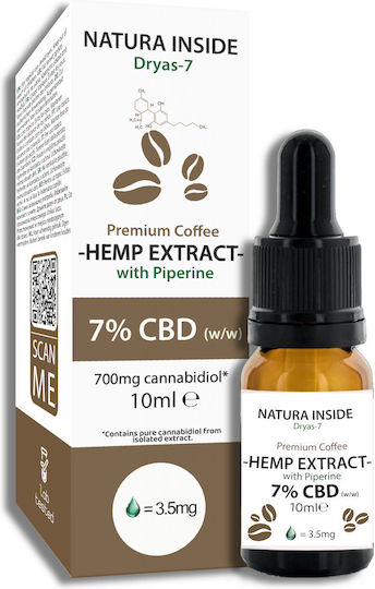 Natura Inside Hemp Oil Drops 700mg with 7% CBD 10ml