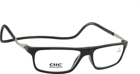 Clic Executive Lesebrille +2.25 in Schwarz Farbe clcexecxn225
