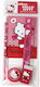 School Set & Notepad Hello Kitty Sweetheart #335-74755