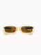 Akila Verve Men's Sunglasses with Yellow Frame and Transparent Lens 424853