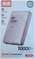 Earldom PD54 10000mAh Ασημί