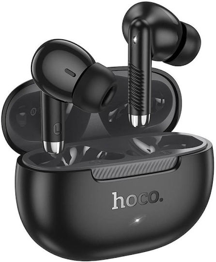 Hoco EQ24 In ear Bluetooth хендсфри Слушалки с Кутийка за Зареждане Черен