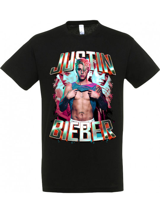 Tricou Bărbați Stedman Negru Design Justin Bieber Dp3801