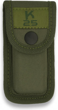 K25 Green Pouch for Pocket Knife 6.5 Cm x 12 Cm 34693