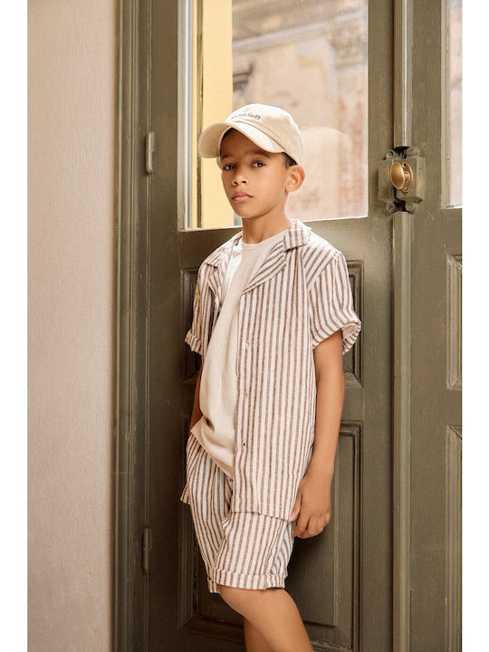 Kinder-Set mit Shorts Sommer 2Stück Beige
