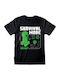 Heroes INC T-shirt Μαύρο Βαμβακερό