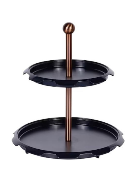 Πλαστική Εταζέρα 2 Ορόφων Γκρι Ø30xY32cm Π30xΜ30xΥ32cm Πλαστική Εταζέρα 2 Ορόφων Γκρι Ø30xY32cm Π30xΜ30xΥ32cm