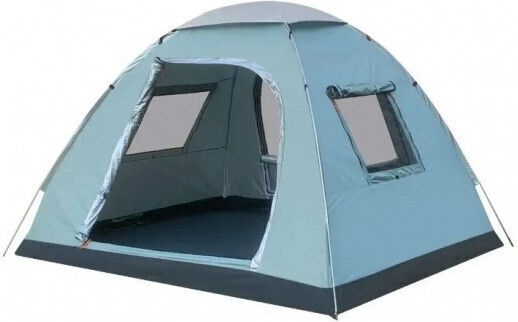 Hupa Palace 4P Лятна Къмпинг палатка Igloo Каки за 4 Човека 240x210x160см.