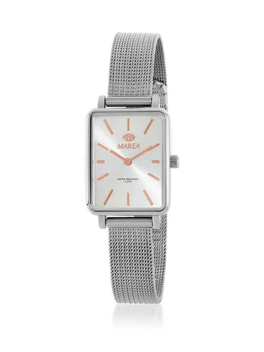 Marea Damen Uhr mit Silber Metallarmband