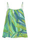 Ella Damen Bluse Ärmellos Green
