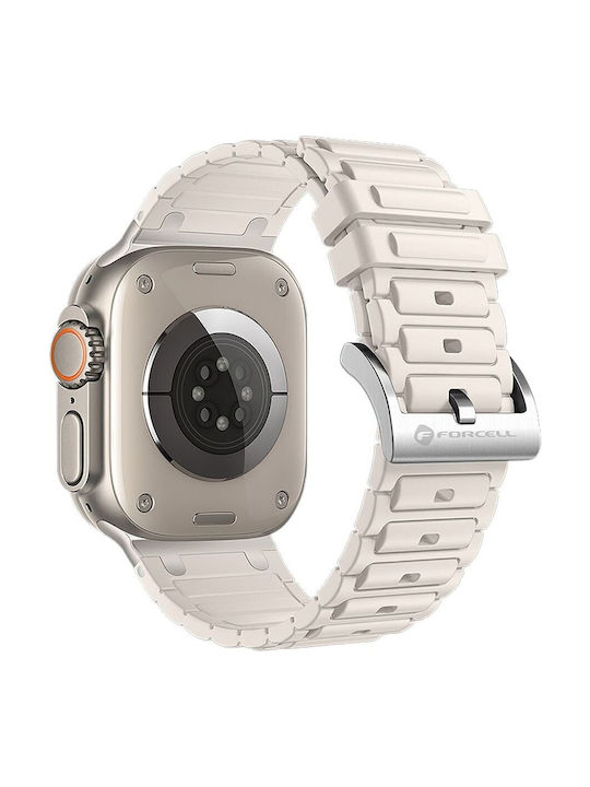 Forcell Λουράκι Σιλικόνης Λευκό (Apple Watch 38/40/41 mm, Apple)