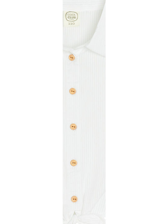 Kids Shirt Short Sleeve White