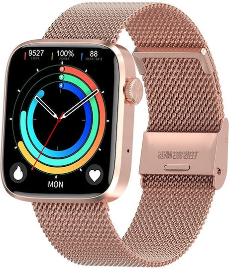 Gamma Fit Aluminium Smartwatch mit Pulsmesser (Gold)