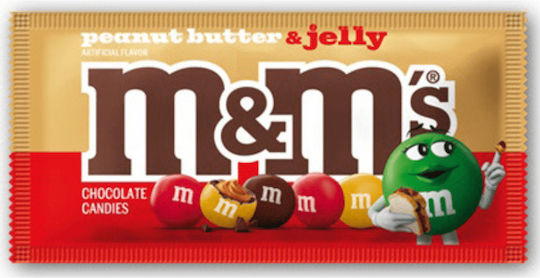 m&m's Peanut Butter & Jelly Σοκολατάκια Φυστικοβούτυρο 40gr