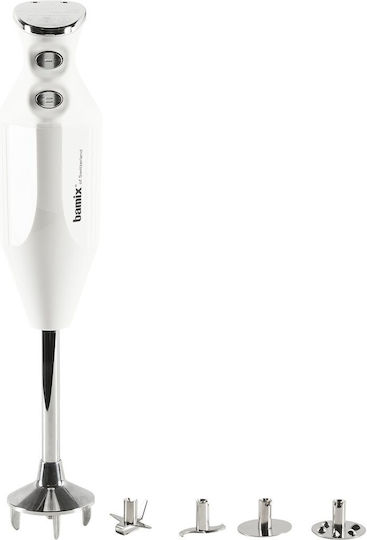 Bamix Maxx Ραβδομπλέντερ με Ανοξείδωτη Ράβδο 350W Λευκό