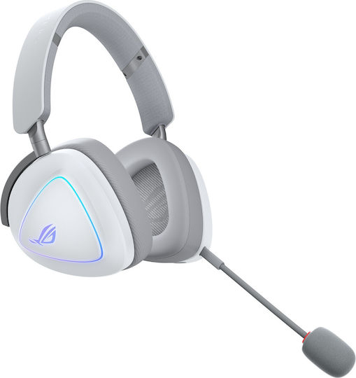 Asus ROG Delta II Wireless Over Ear Gaming Headset with Connection Bluetooth / USB White