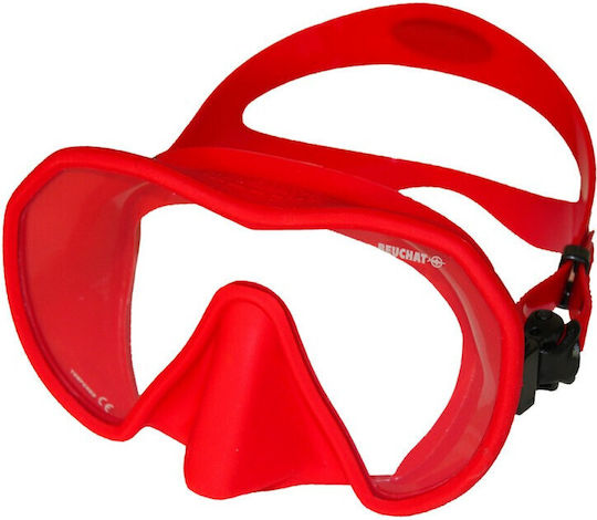 Beuchat Maxlux Red Diving Mask