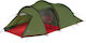 High Peak Falcon 3 Къмпинг палатка Тунел Червен...