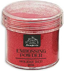 Σκόνη Embossing 18gr Stamperia Holiday Red