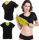 Damen Neopren Fitness Kurzarmshirt Abnehmen – Größe M