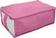 Ordinett Plastic Storage Case for Blanket/Duvet / Clothes in Pink Color 40x60x25cm 1pcs