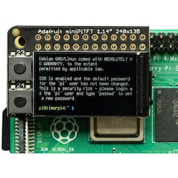 Adafruit Mini Pitft 135x240 Color Tft Add-on Raspberry Pi Adafruit Mini Pitft 135x240 Color Tft Add-on Raspberry Pi