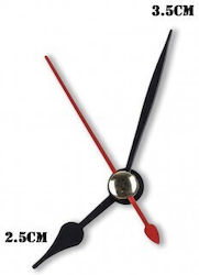 Metallische Schwarze Uhrenzeiger 2,5-3,5cm