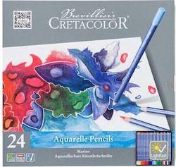 Set 24 Buntstifte Aquarell Cretacolor Marino Me...