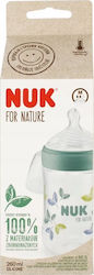 Nuk For Nature Plastic Baby Bottle with Silicone Teat for 3+ Months 260ml