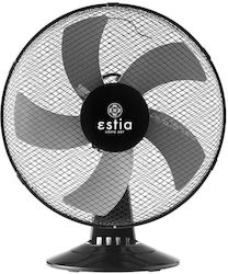 Estia Aeropulse Επιτραπέζιος 40cm Μαύρος