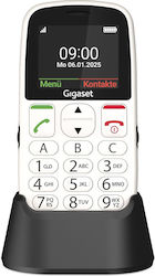 Gigaset GL395 Dual SIM Κινητό με Μεγάλα Κουμπιά Λευκό Gigaset GL395 Dual SIM Κινητό με Μεγάλα Κουμπιά Λευκό