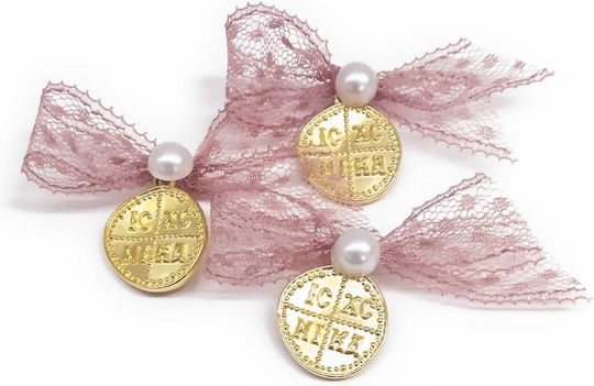 Afitechno Christening Charm Pendant Pink 100pcs