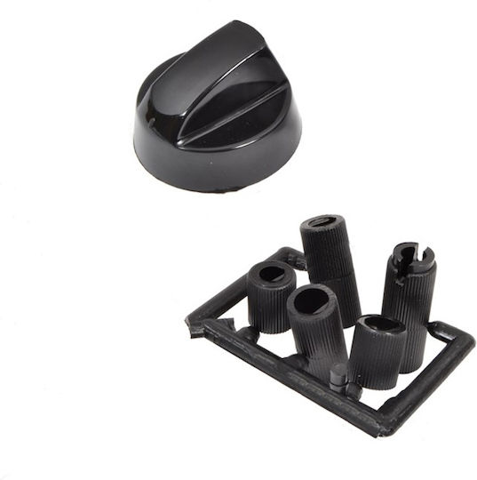 Allgemeiner Backofentürgriff Ohne Anzeigen Adapter Schwarze