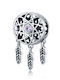 Daskalakis Charm with Stones made of Silver Purple