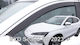 Heko Set of Windbreakers Front and Rear Car Dark Fime for 2023+ 4pcs