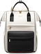 Lovevook Wasserdicht Tasche Rucksack für Laptop 15.6" beige/black MB2146