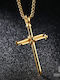 Ghetto Cross from Gold Plated Steel
