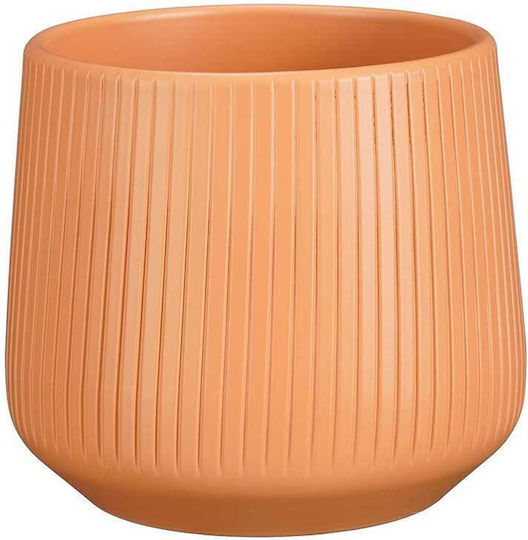 Mica Ghiveci Ceramică Amber Orange 15x15x13cm.