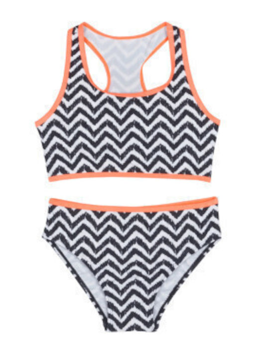 Joyce Kids Swimwear Bikini Black, Orange