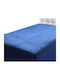 Silk Fashion Κουβέρτα Βελουτέ Υπέρδιπλη 220x240εκ. Μπλε 5206978075407