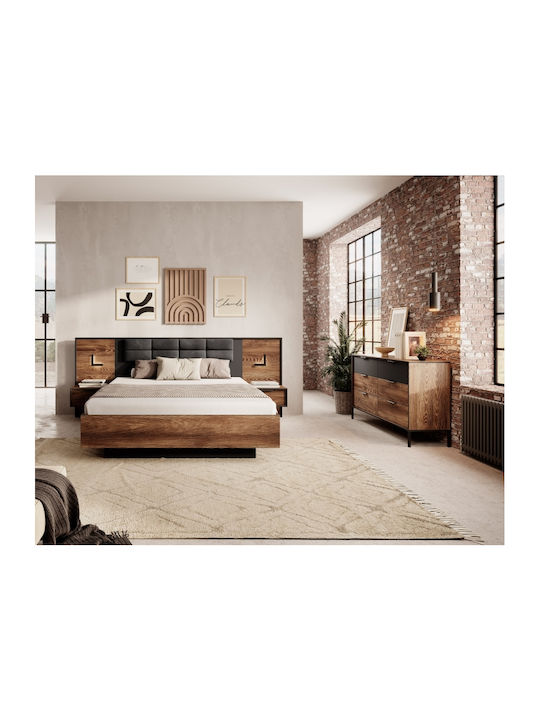 Σετ Комплект Спалня Chestnut + Anthracite 160x200бр 4бр