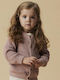 Kids Cardigan Cotton Pink