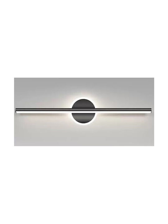 Home Lighting Leuchte Wand mit Integrierter LED Schwarz 80x5x10cm