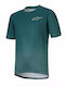 Alpinestars A-dura Copii Tricou Motocicletă Verde Culoare