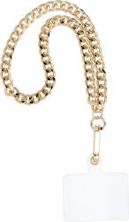 Chain #41 Phone Lanyard Phone Pendant Cord Length 40cm 20cm In Loop On Wrist Gold Oem