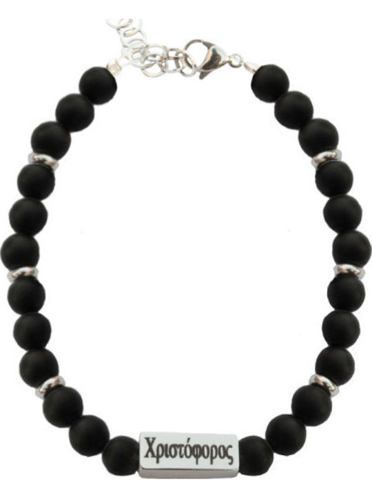 Theodora's Jewellery Ανδρικό Βραχιόλι από Ανοξείδωτο Ατσάλι