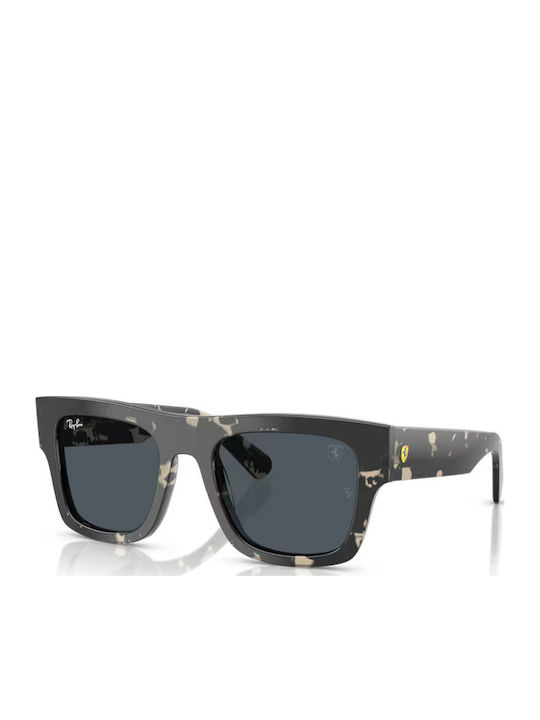 Ray Ban Unisex Sunglasses With Grey Horn-Rimmed...