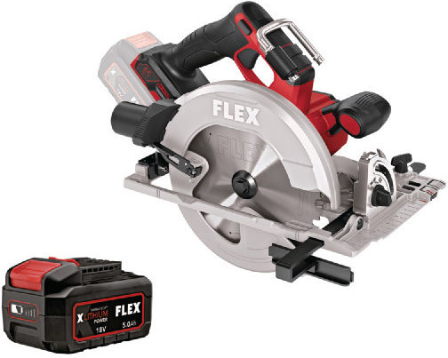 Flex CS 68 18 EC Δισκοπρίονο Brushless 18V 1x5Ah με Σύστημα Αναρρόφησης